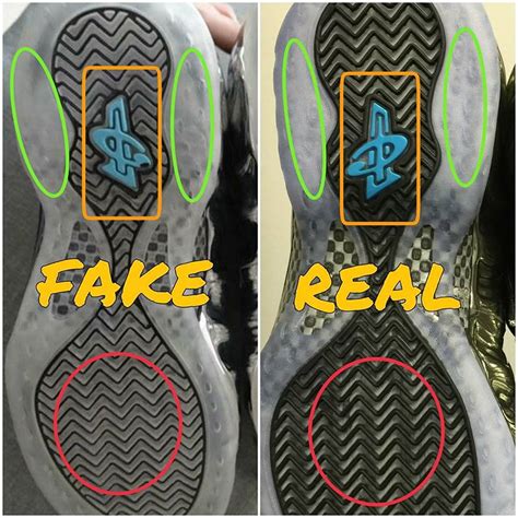 nike foamposites real vs fake|nike chrome foamposite counterfeit.